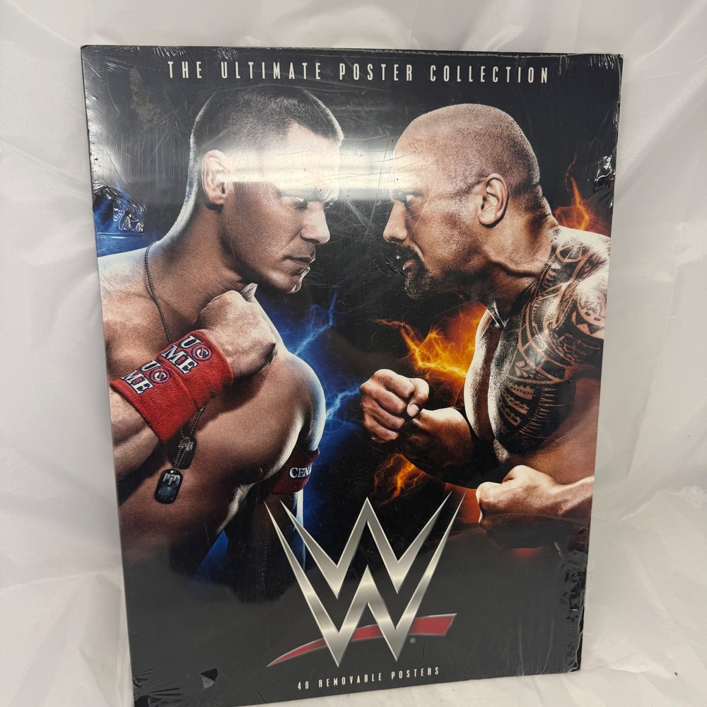 WWE The Ultimate Poster Collection 40 Removable Posters John Cena The Rock 2015